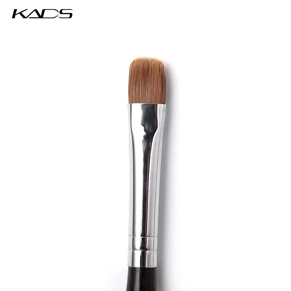 KADS 3pcs/set Kolinsky Sable Brush 2 Way Acrylic Professional French Nail Dotting Pen Manicure Clean-up Brush