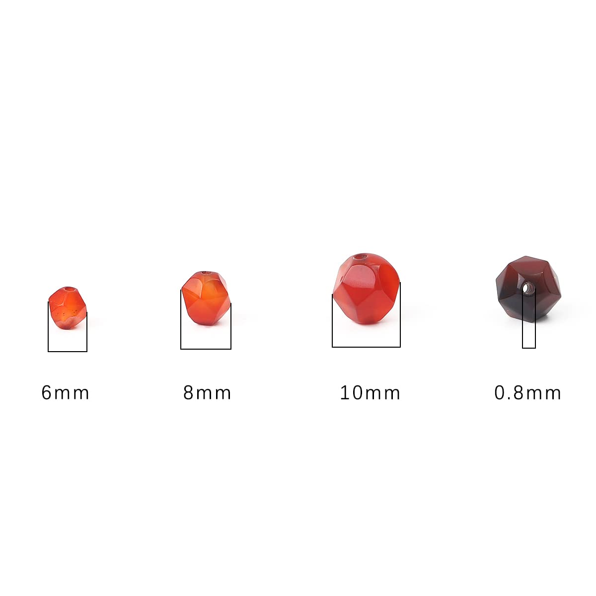 BEADIA Faceted Natural Dream Agate Stone Round Beads 8mm 36cm/Strand for Jewelry Making
