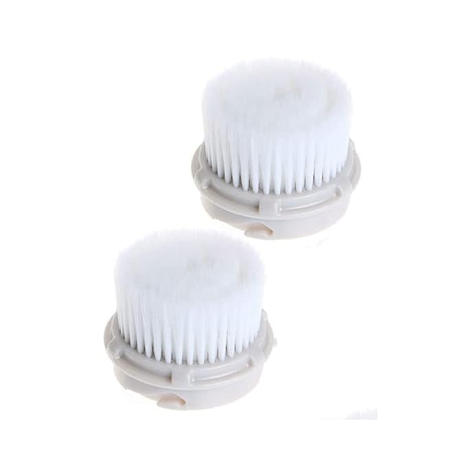Clarisonic Luxe Cashmere Facial Cleansing Brush Head Replacement | Compatible with Mia 1, Mia 2, Mia Fit, Alpha Fit, Smart Profile Uplift and Alpha Fit X (2Count)
