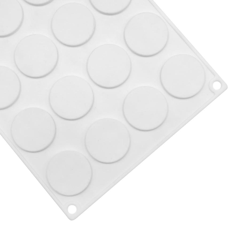 Silicone Chocolate mold,cookies mold,15 Hole Round Shape Fondant Cake Tools, Cake Decorating (Round G_11.84 X6.84 X0.32 inch)