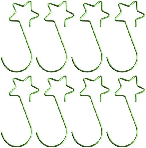 100 Pcs Metal Star-Shaped Hangers Christmas Ornament Hooks, Christmas Tree Hooks for Xmas Tree Hanging Decoration