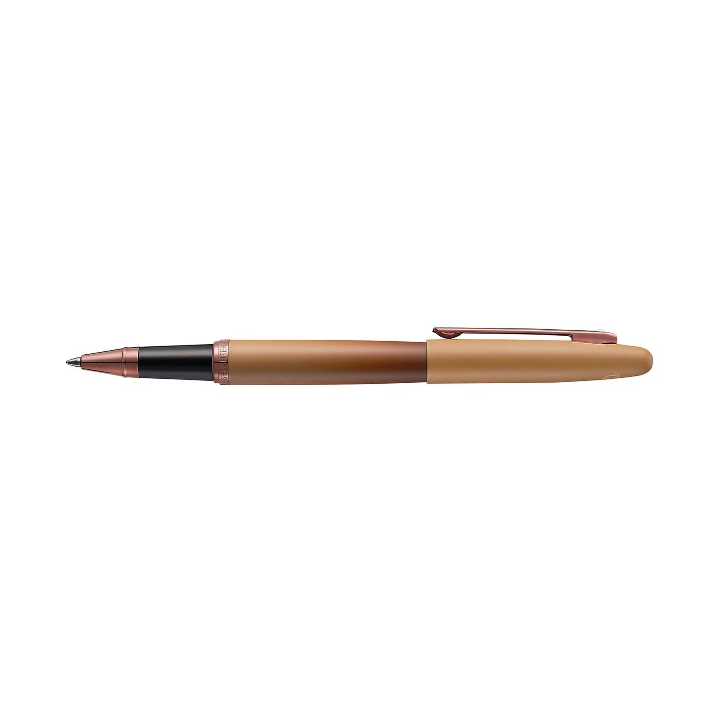 Sheaffer VFM 9428 Coffee Edition Matt Brown Pen with Regal Brown PVD Gold Signature Trims and White Dot of Excellence (Rollerball)