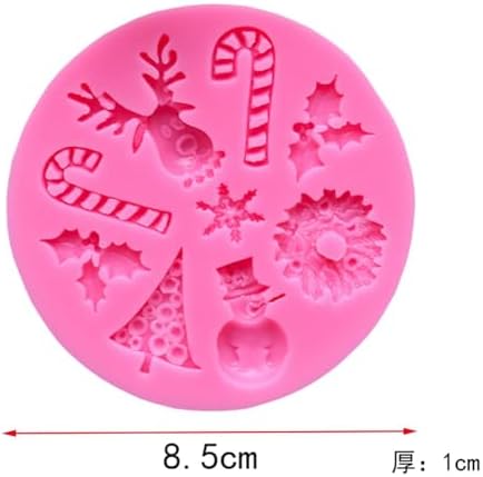 Christmas Silicone Baking DIY Multiple Deco Cake Fond Chocolate Selected Wood These Pend Are Designed for Durability Ensu That They Can Baking Silicone (#18)