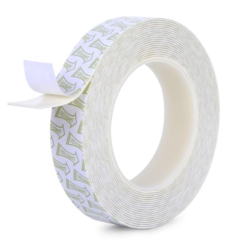 Removable Double Sided Tape for Walls,1IN x 20FT Heavy Duty Mounting Tape, No Damage Wall Tape Damage Free Adhesive Strips Picture Hanging Strips Poster Strips Decor Home Office School Dorm - size: 1in x 20ft