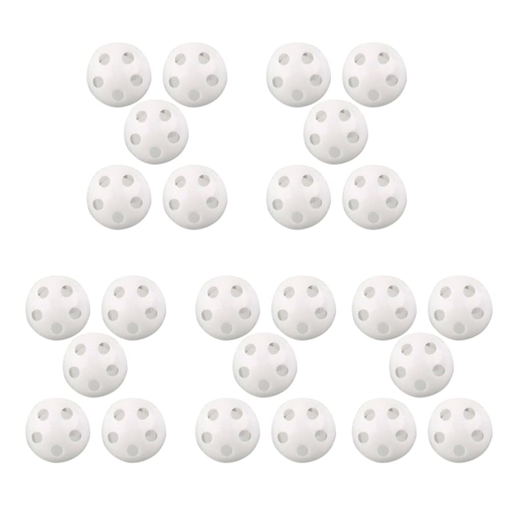 50Pcs Rattle Balls Inserts Rattle Box Repair Doll Noise Maker Noise Maker Insert Toy for Baby Pet Toy Animal Puppet Doll 24mm