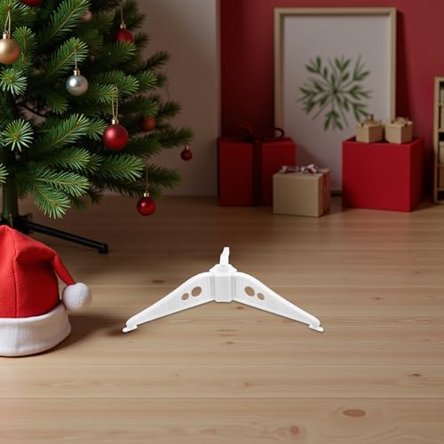 SHERCHPRY Tree 2pcs Detachable Support Plastic Stand Base Christmas White