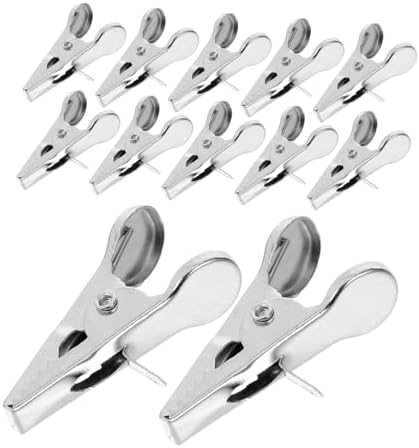 MAGICLULU 100pcs Christmas Flower Clips Alligator Clips for DIY Crafts Festive Decorations for Wreaths and Xmas Trees Lightweight and Versatile Ornament Clamps