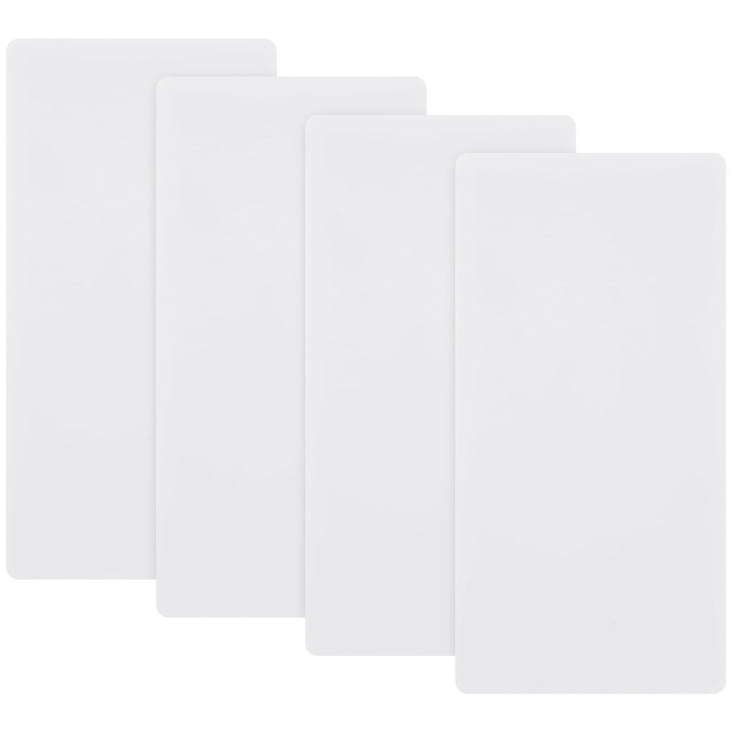 LemonRoad 4 Pack Plastic Cutting Mats 12" x 6" Translucent Cutting Board Sewing Mat Fabric Cutter Accessories for Sewing Supplies and Quilting Tools Fabric Quilting Crafts