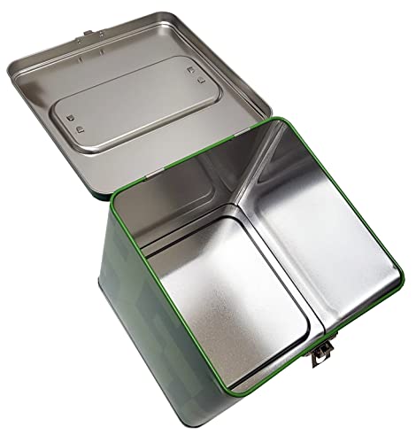 The Tin Box Company Minecraft XL Storage Tin with Handle, Minecraft
