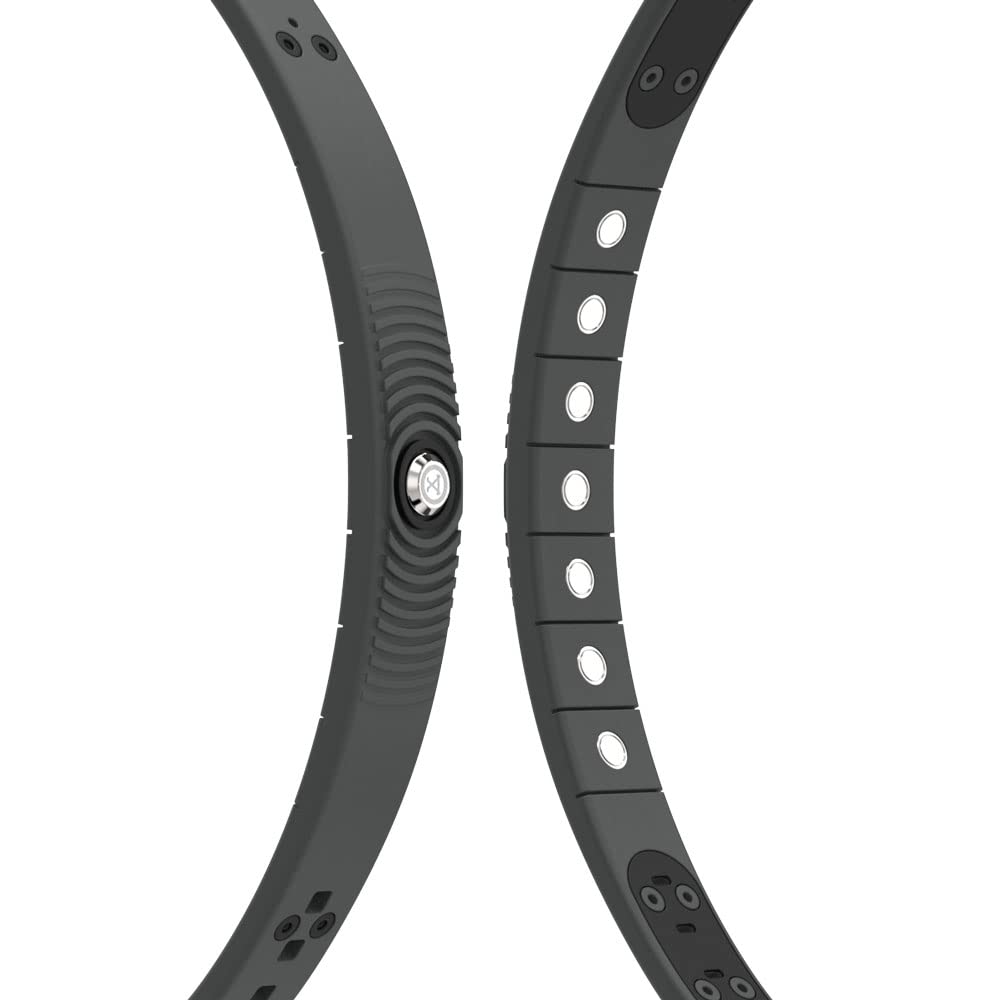 PROEXL 18 MAX Sports Magnetic Bracelet for Men - Waterproof - Breathable Strap - Super Strength - Gunmetal Gray