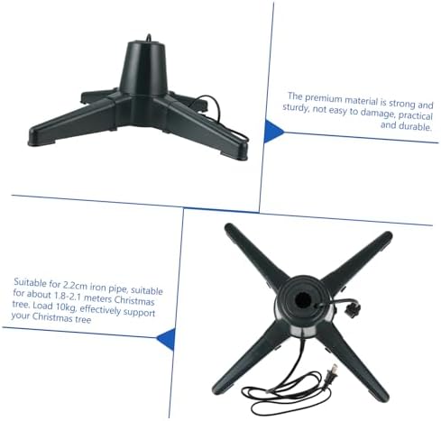 Ciieeo 1pc Electric Christmas Tree Stand Rotatable Support Base Holiday Display Easy Installation Suitable for Home Us Festive Decoration