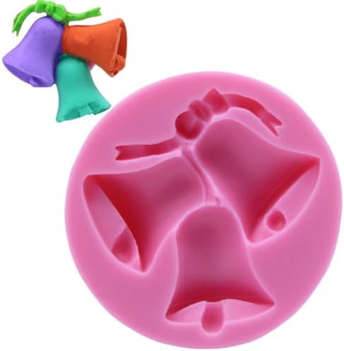 Christmas Silicone Baking DIY Multiple Deco Cake Fond Chocolate Selected Wood These Pend Are Designed for Durability Ensu That They Can Baking Silicone (Christmas Bells #23)