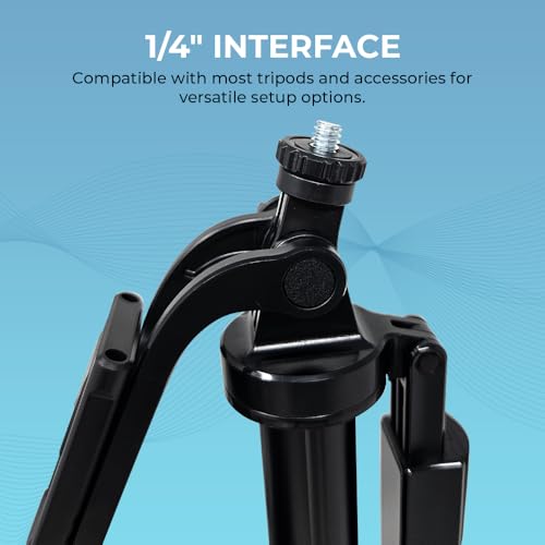Vlogging Kit for iPhone, YouTube TikTok Podcast Video Recording Starter Kit for Content Creators, Equipment: Full Size Tripod, Phone Stabilizer, Shotgun Microphones & LED Lights