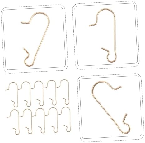 100Pcs Metal Miniature Christmas Ornament Hooks Colorful S Hanging Hooks for Trees Home Decor Cafe Bar Club Display