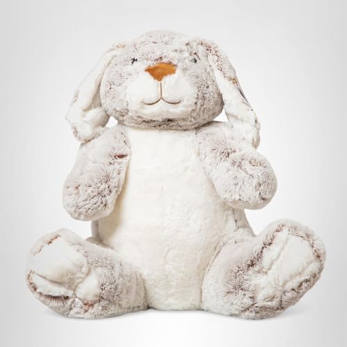 Melissa & Doug Jumbo Burrow Bunny Lop-Eared Rabbit Stuffed Plush Animal (21 Inches Tall)