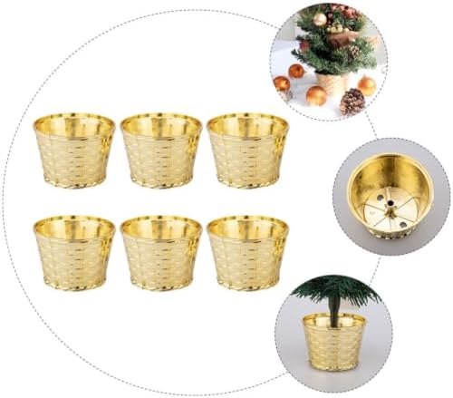 Beaupretty 6pcs Christmas Tree Stand Base for Mini Desktop Artificial Trees