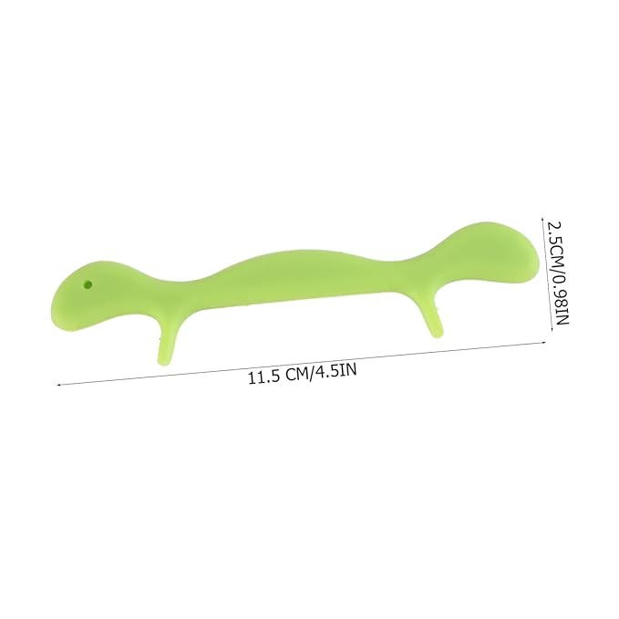 3pcs Silicone Smile Trainer Facial Muscle Exerciser for Mouth Tightener Face Green Silicone for Stuttering Speech Practice