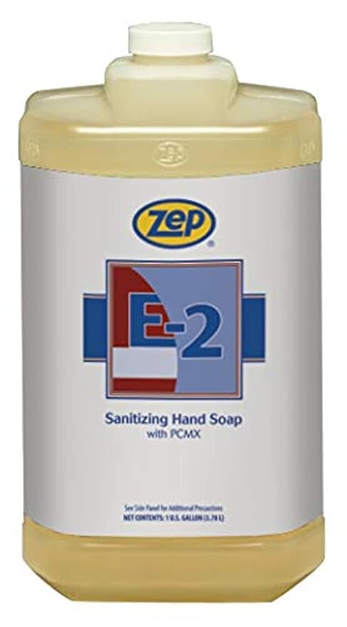 Zep E-2 Sanitizing and Cleaning Hand Soap - 1 Gallon (Case 4) 92024 - Non-Iodine Cleaner and Sanitizer