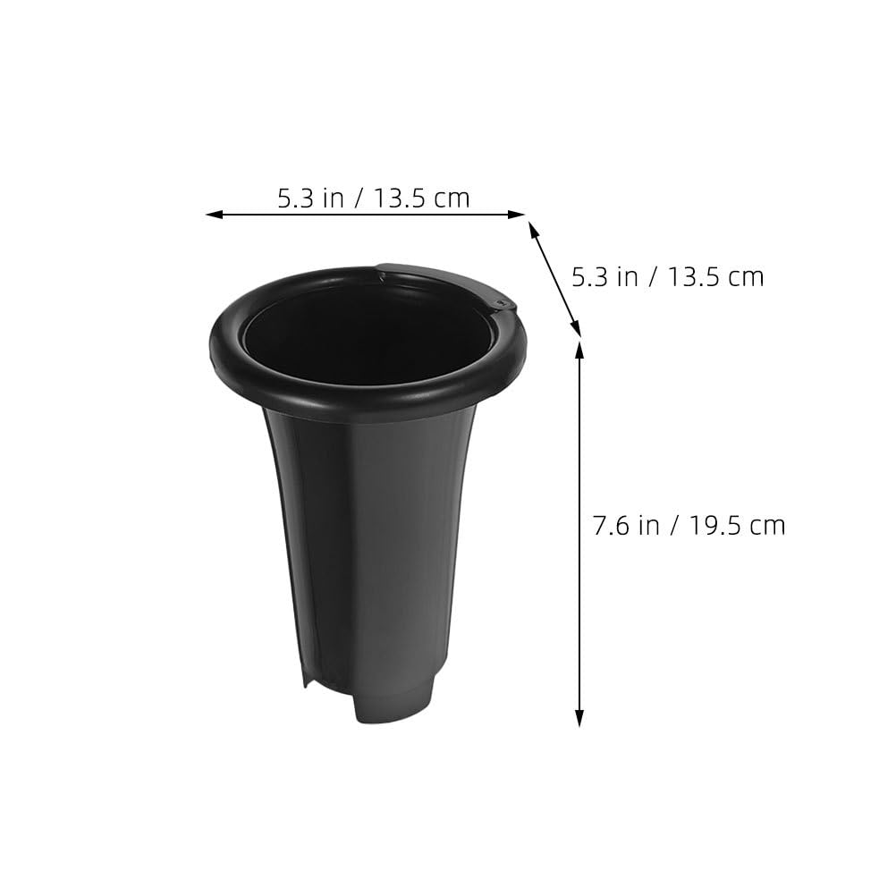 Mipcase 10Pcs Orchid Nursery Pots with Drainage Holes Plastic Plant Nursery Containers 7.67X5.31X5.31In for Indoor Outdoor Succulent Growing and Repotting