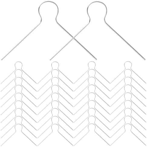 300pcs Metal Hooks for Christmas Ornament Cap, V Shape Spring