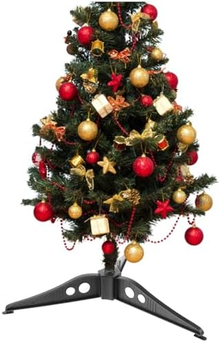 Garneck Compact Xmas Tree Base Stable Plastic Stand for Artificial Trees Holder for Christmas Parties and Weddings Smooth Finish for Safe Use Versatile for Various Poles