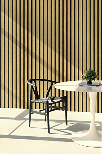 myforHD Wallpaper Peel and Stick Wood Grating Stripe Self-Adhesive Wallpaper Faux Wood Contact Paper Wood Slats Self Adhesive Wall Paper PVC Vinyl Film Removable Waterproof (Wood A, 17.3" x 118") - color: Wood A, size: 17.3" x 118.1"