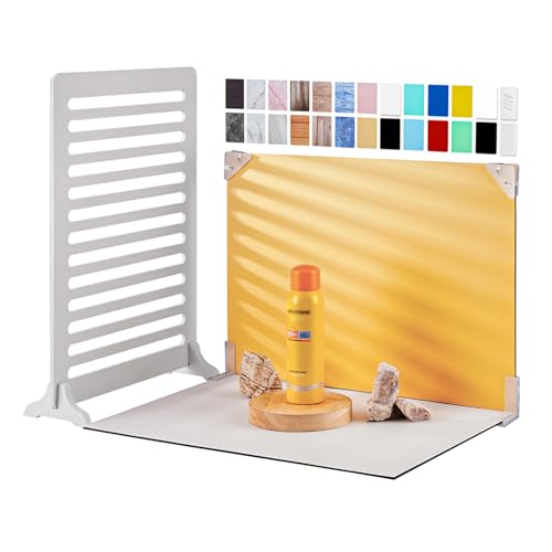 Meking 12Pcs 22Patterns Small Product Photography Backdrops Kit Photo Background Food Photography Backdrop Board with Carrying Bag and Drawstring Bag(16.5X11inch) - color: Prop set series
