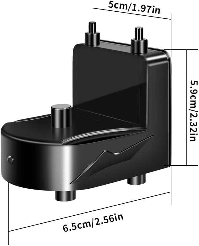 Charger Base for AquaSonic Electric Toothbrush, Wall-Mounted Waterproof Charger for AquaSonic Black/Vibe Series with Fast Charging & Universal Voltage - Easy Installation, Travel-Ready