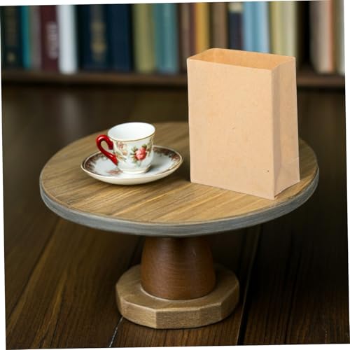SUPVOX 12pcs Miniature Paper Bags for Dollhouse Baking Scenes Dollhouse Accessories for Cookies and Treats for Creative Play and Photography Props