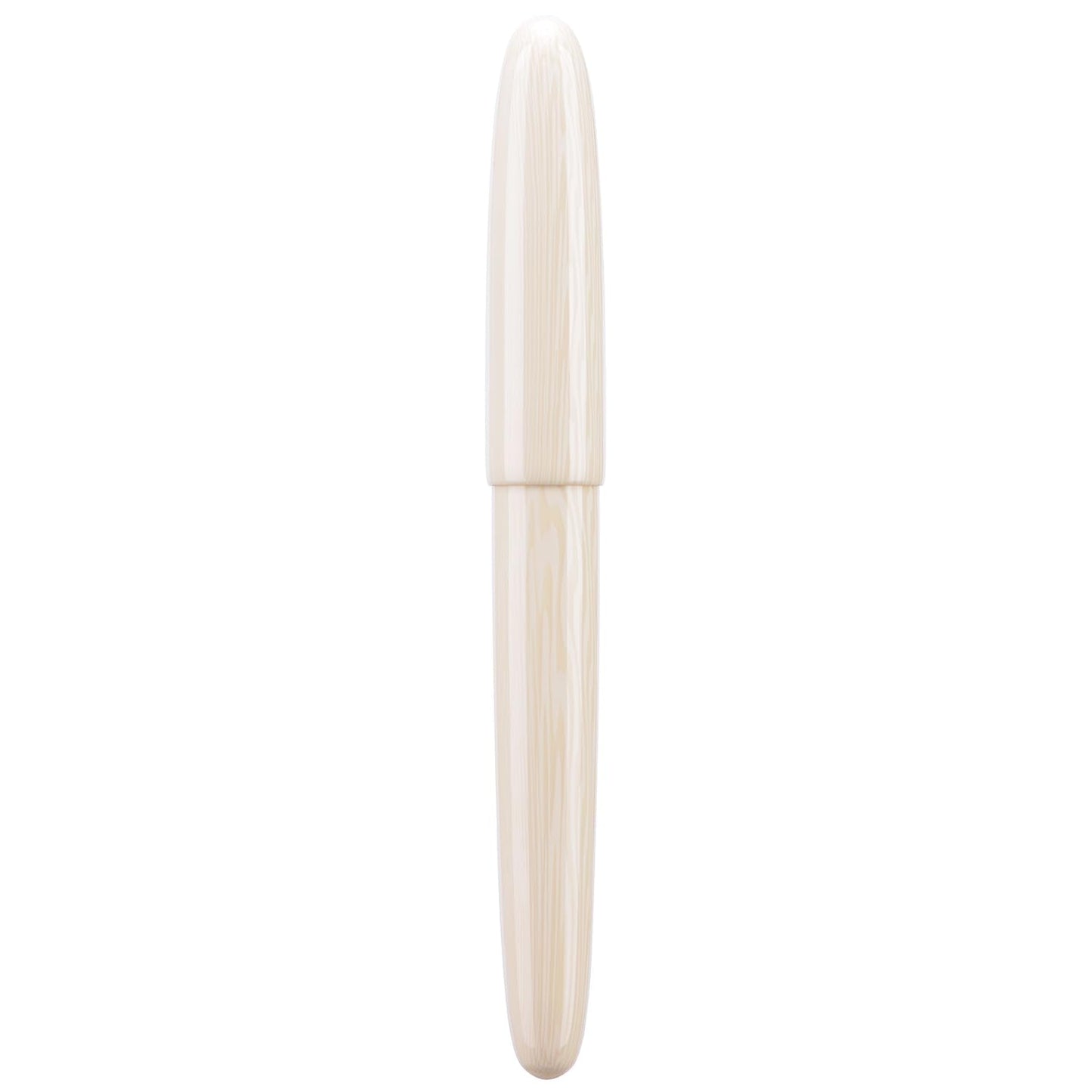 Asvine C80 Fountain Pen #8 Fine Nib Large Handcraft Pen with Converter Pen Box Collection Set (Ivory)