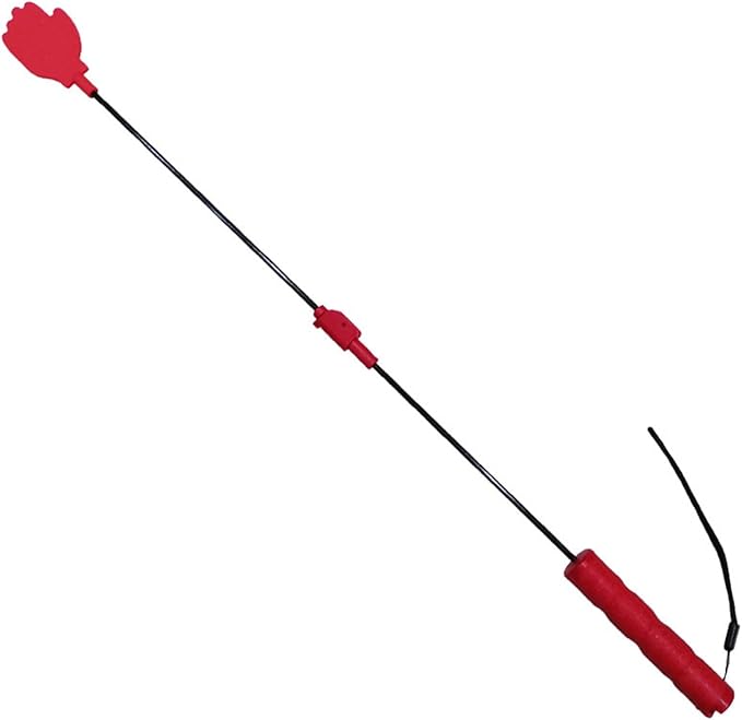 JINPIAOPIAO Portable Dog Training Stick Silicone Whip for Puppy Exercise with Anti Slip Handle Indoor Outdoor Training Tool