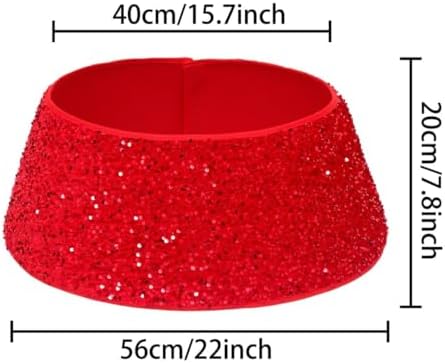 Christmas Tree Collar，Stand Up Tree Skirt，Christmas Tree Ring，Decorative Tree Base Cover for Christmas Decoration in Supermarkets, Hotels, Storefronts, Homes, and Other Places (MRLBSE)