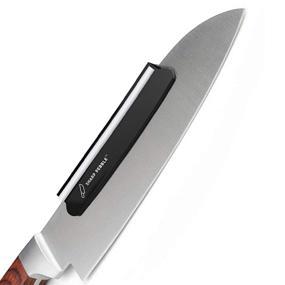 Sharp Pebble Extra Large Sharpening Stone Set - Whetstone Knife Sharpener Set - Grits 400/1000/6000 Waterstone, Flattening Stone & Angle Guide
