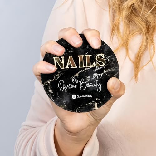 Personalized 3D Nailfie Disk, Custom Nail Photo Prop with Branding Disk, Acrylic Nailfie Disc for Salon Display and Social Media, Nail Tech Photo Prop Social Media Tool