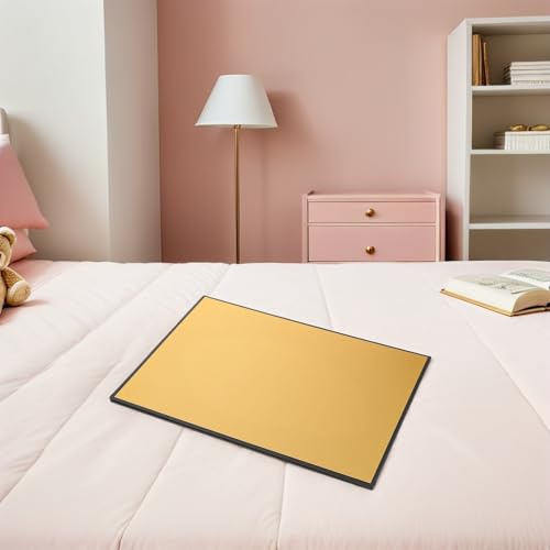 A4 Gold Photography Reflector Board Portable Light Control Panel for Studio and Outdoor Photo Shooting, Foldable Reflective Card for Professional Camera Accessories