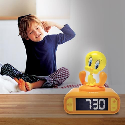 LEXiBOOK, Titi Nightlight Alarm Clock, RL800TW