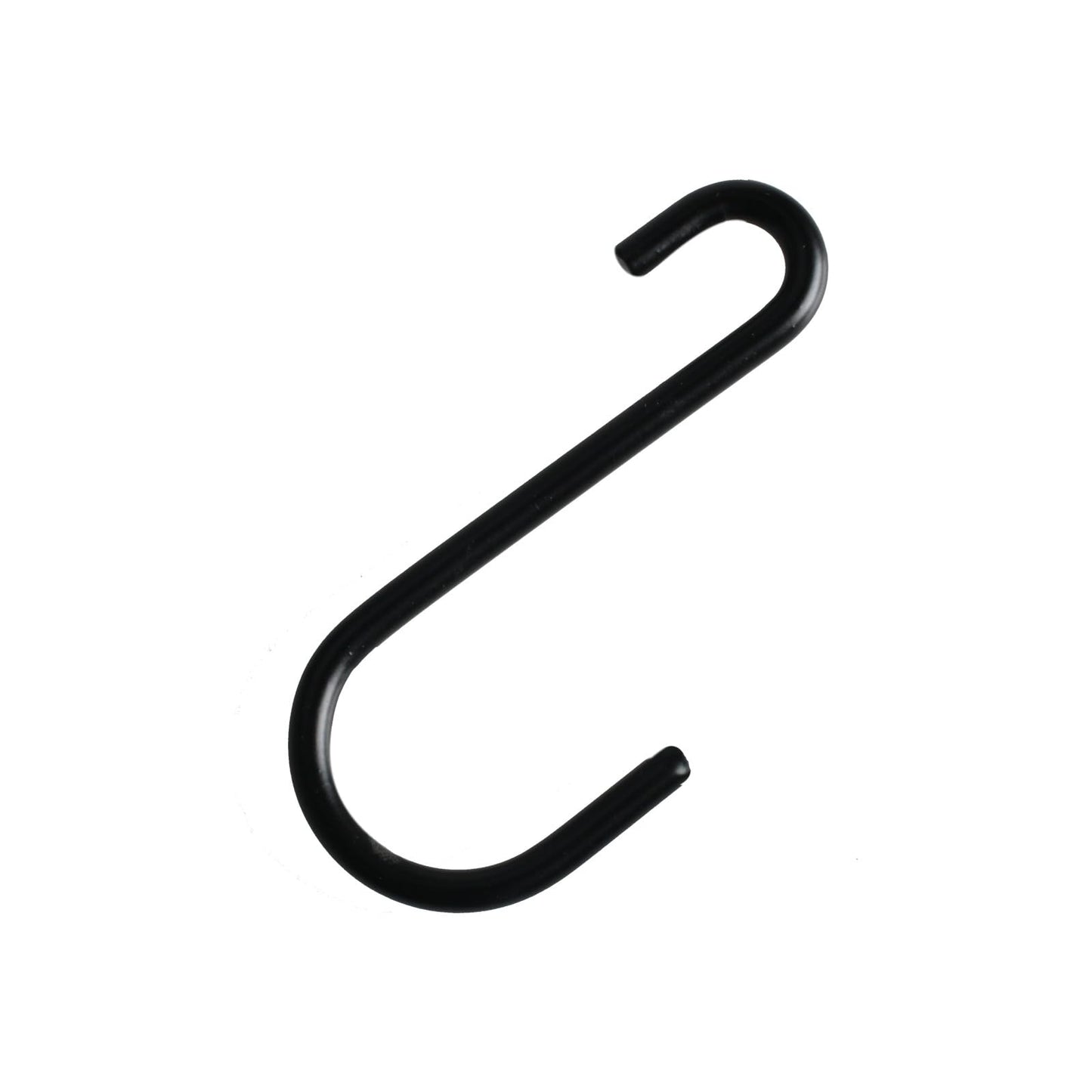 dophee 10Pcs 3" S Hooks for Hanging Plants, Black Heavy Duty Metal S Shaped Utility Hooks for Hanging Cups Jeans Clothes Bages Towels Purse Jewelry Pot Pans Baskets