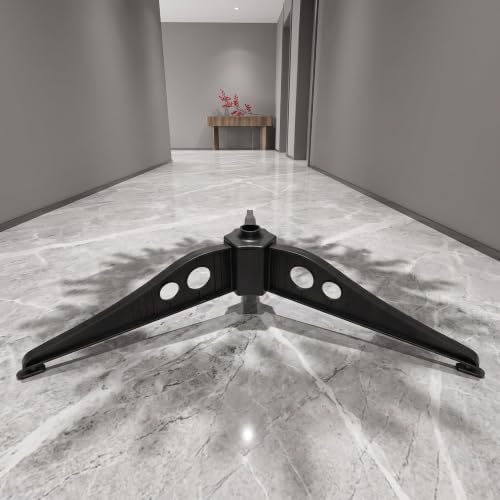 Healeved Compact Plastic Christmas Tree Stand Christmas Stand Stable Xmas Tree Holder for Home Use Detachable Black