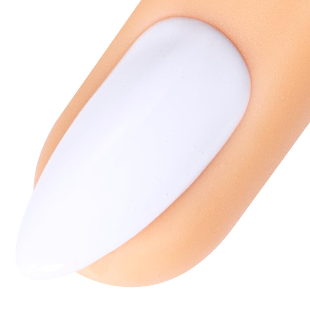 Young Nails Gel Polish Striping Paint- Rich Pigment Gel w/Thin Brush for Nail Art, Thin Lines, T-Shirt (White), 7ml