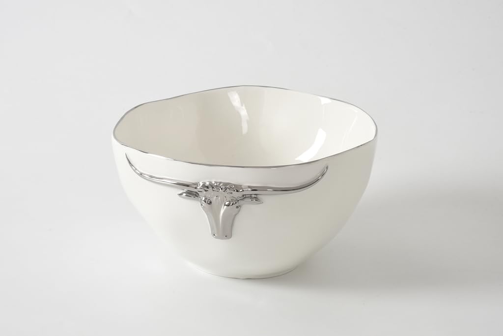 Pampa Bay Longhorns Large Bowl, 9.25" x 9.25" x 4.75"