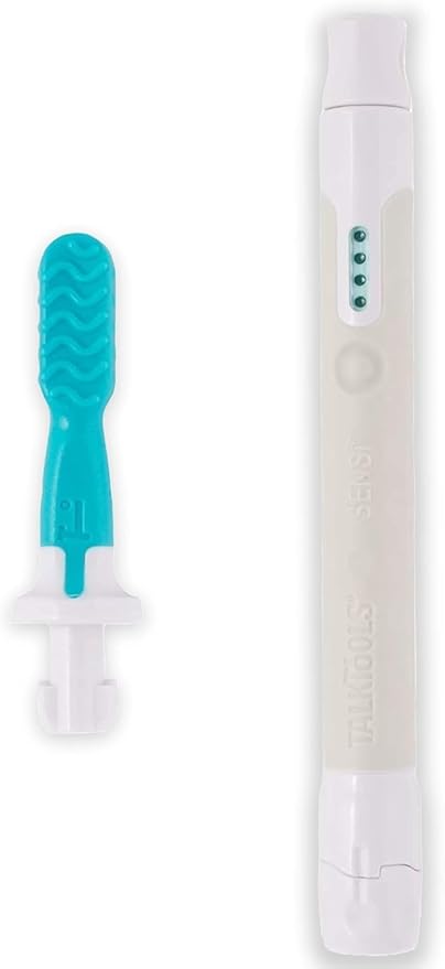 TalkTools Sensi (Grey) Oral Sensory Therapy Tool - Speech Therapy Toy for Kids | Oral Motor Therapy Tools for Speech and Feeding