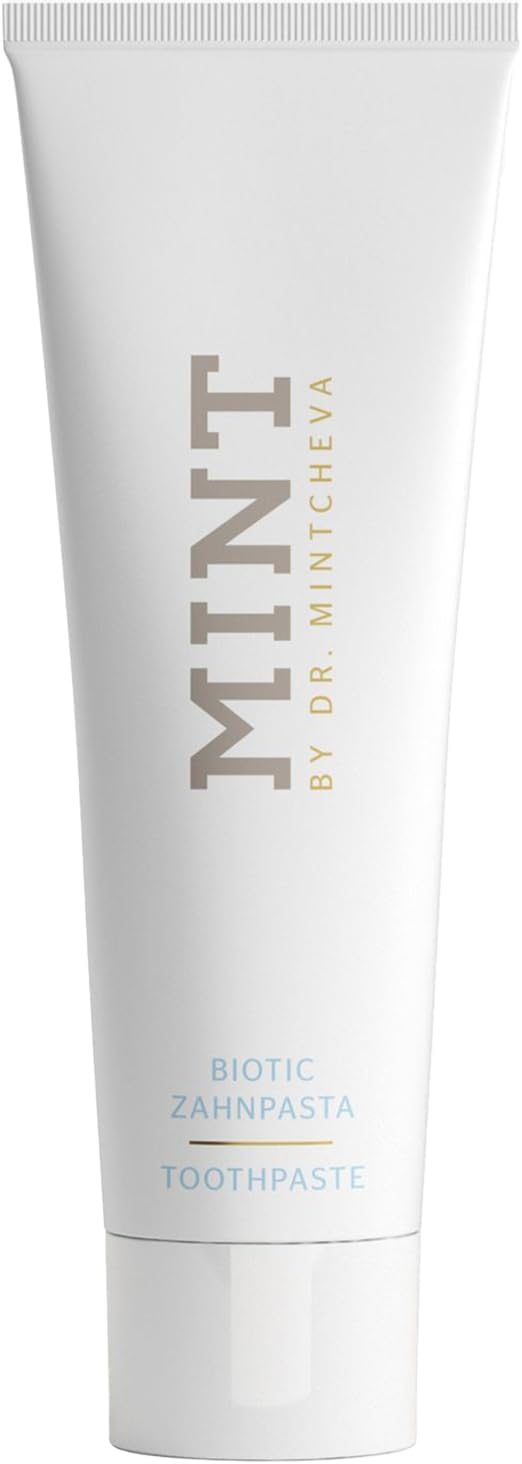 Mint Biotic Toothpaste (85ml) – Antibacterial Toothpaste with Maximum Cleaning Power – Fluoride-Free and Titanium Dioxide-Free – for Healthy & Well-Maintained Oral Hygiene