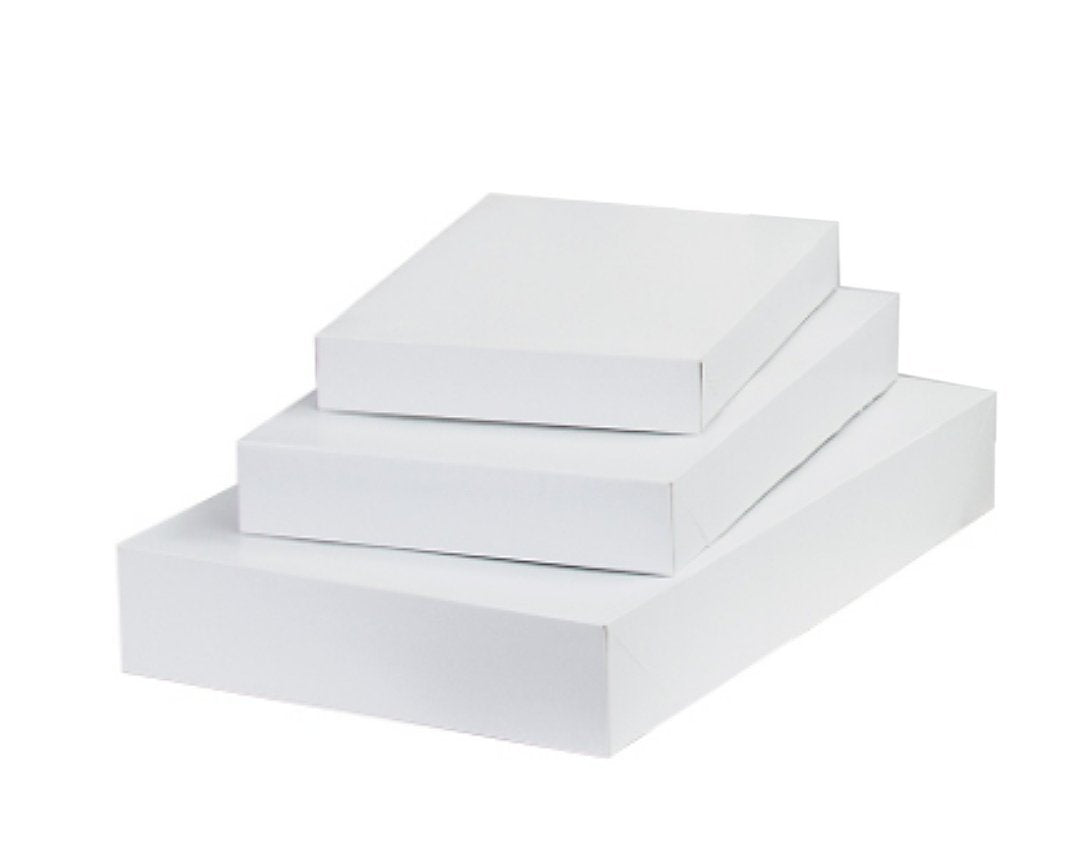 All Day Gifts 12-Pack White Gift Boxes with Lids – Multi-Pack Gift Wrap Boxes for Clothes, Apparel, Christmas and Birthdays, Assorted Sizes
