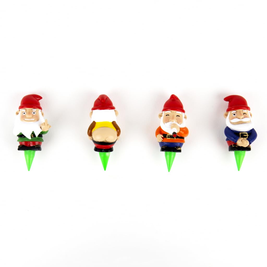 Naughty Gnomes Planters, One Size, Multicolor