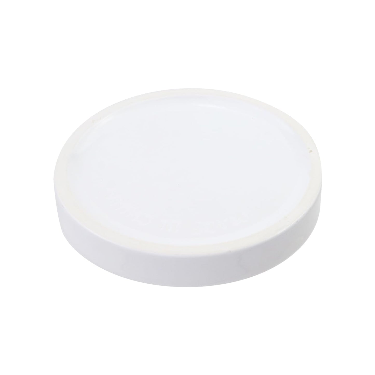 UTALIND 2pcs Ceramic Planter Saucers 6.5inch Round Plant Trays Pot Saucer for Living Room, White