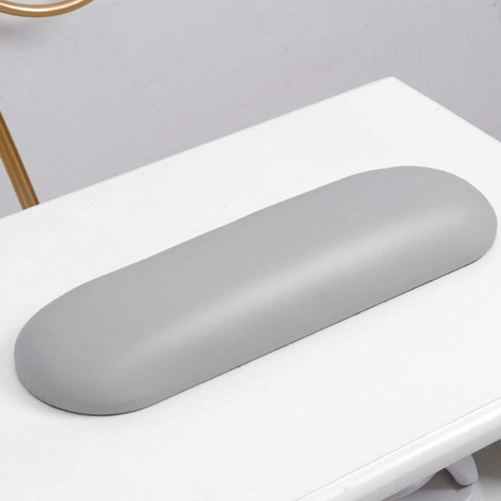 Nail Arm Rest Nail Art Tech Must Have Nail Tech Tool Manicure Hand Rest Pillow Cushion Hand Rest Sturdy Soft Leather Nail Pad For Salon Pedicure Manicure Hand Rest Hand Pillow Grey No Stand