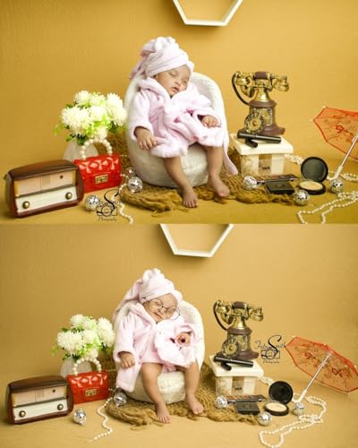 Newborn Photography Props Wooden Table Mini Bedside Table Rustic Square End Table Baby Photoshoot Props Display Risers for Any Newborn Bed and Birthday Cake Smash Photoshoots - size: Mini Table White