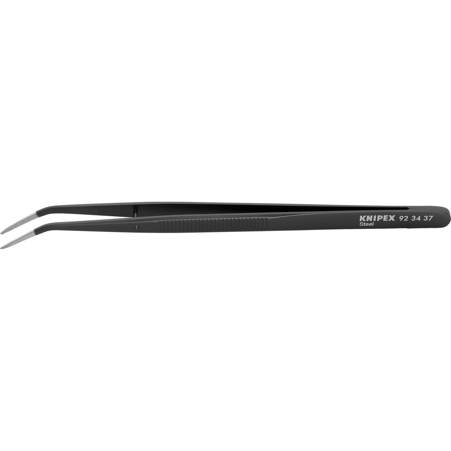 Knipex 92 34 37 Precision Tweezers with centering pin 6,1" in black