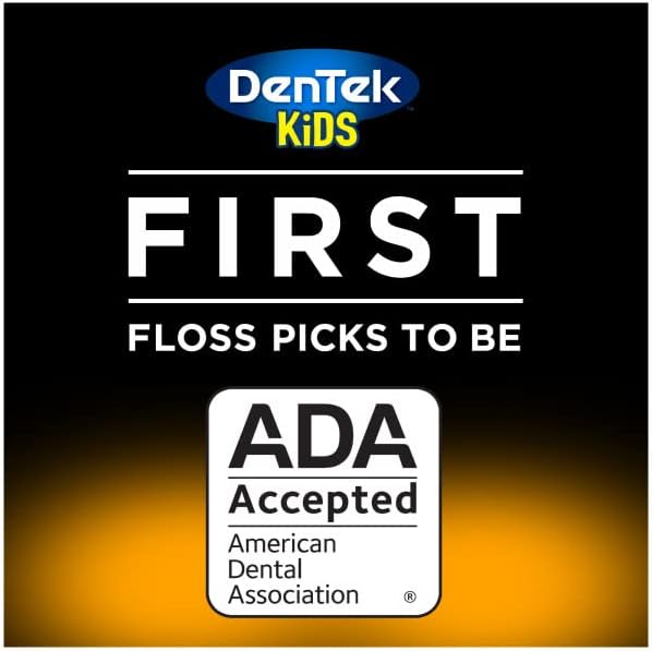 DenTek, Kids Fun Flossers, Removes Food & Plaque, 40 Count (Pack of 1)