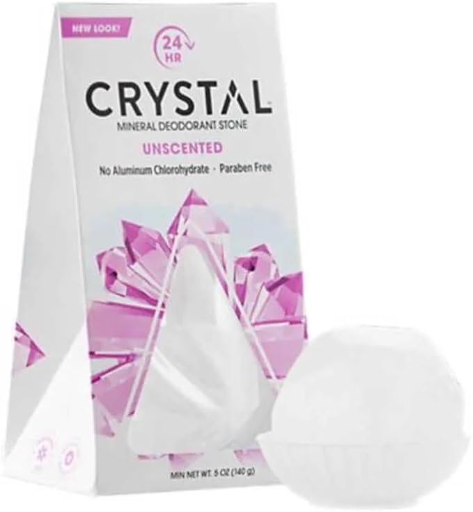 Crystal Deodorants Crystl Body,Rock Deod, 2 pk